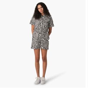 Women’s Regular Fit Zebra Print Shortalls